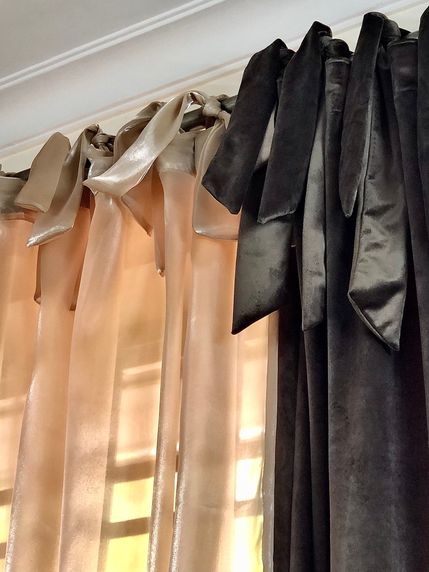 Knot Organza Curtain 1pc